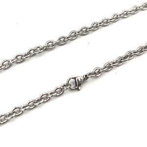 Stainless Steel Men's Necklace <b>Chain</b> 3mm 4.7mm 6.5mm <b>Cross</b> Pattern O-<b>Chain</b> Gift Jewelry Accessory - Product Image 4