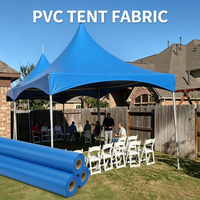 Bâche en PVC imperméable pour matériaux de tente, abri de stationnement, auvent de passerelle, structure pare-soleil, résistante aux déchirures et au vent