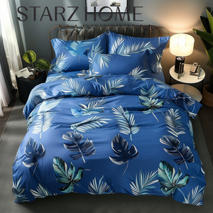 STARZ HOME ชุดเครื่องนอนผ้านวมคลุมเตียง ผ้านวมไม้ไผ่ <span class=keywords><strong>นาวา</strong></span>รา นิสสัน โรงเรียนเด็ก สไตล์พาสเตอร์อล สีฟ้า - Product Image 2