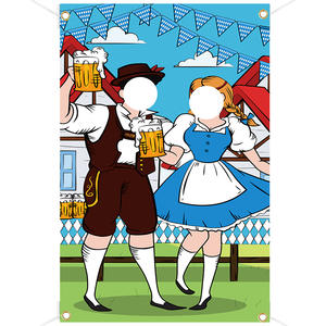 Nuevo estilo <span class=keywords><strong>Alemania</strong></span> Oktoberfest <span class=keywords><strong>en</strong></span> <span class=keywords><strong>Munich</strong></span> Fiesta Fotografía Fondo de tela Banner grande - Product Image 1
