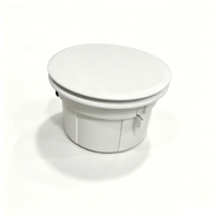 Ventilador de Techo Circular de Corriente Continua de Bajo Ruido para Baño, Cocina, Habitación Húmeda, Ventilación