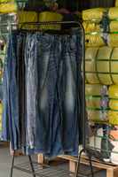 Jeans d'occasion pour hommes de haute qualité, bon état, vente en gros à bas prix, vêtements usagés