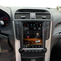 Lecteur multimédia automobile Android à écran vertical de style Tesla, écran tactile, montage sur tableau de bord, Acura TL 2004-2008, navigation GPS, TV, USB