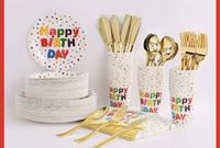 Assiettes en papier jetables ovales à fleurs, style américain, pour fête, vente chaude transfrontalière