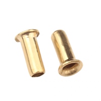 Rivets tubulaires creux en métal, œillets, passants, 3 mm-10 mm, ronds, brillants, pour vêtements, chaussures, étiquettes