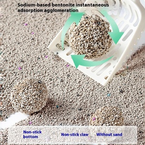 10 * قابلة للتحلل الحيوي البنتونيت القط القمامة مزيل العرق تكتل منخفض الغبار الرمال زيوليت التوفو لوازم القطط - Product Image 6