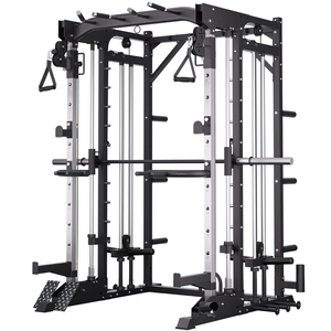 Máquina Smith Multifuncional con Sistema de <span class=keywords><strong>Poleas</strong></span> Dobles, Equipo de Entrenamiento de Fuerza para Gimnasio Comercial, <span class=keywords><strong>Jaula</strong></span> de Sentadillas - Product Image 6