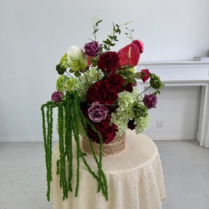 Nuevo Centro <span class=keywords><strong>de</strong></span> <span class=keywords><strong>Mesa</strong></span> Floral Artificial Personalizado con Bola <span class=keywords><strong>de</strong></span> Flores <span class=keywords><strong>para</strong></span> Decoración <span class=keywords><strong>de</strong></span> <span class=keywords><strong>Eventos</strong></span> y Bodas - Product Image 5