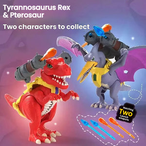 <span class=keywords><strong>Uovo</strong></span> Sorpresa con Ascia Luminosa a Forma di Vulcano Rosso in Plastica, Giocattolo Fai-da-Te con Dinosauro - Product Image 5