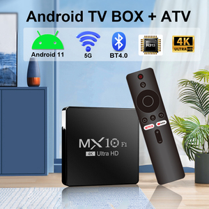 TV Box Android 13 de Bajo Precio, Chip Allwinner H313, Quad Core MX10-F1, 2G RAM, 16G ROM, WiFi Dual, Set Top Box - Product Image 2