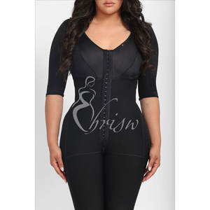 Faja Colombiana <span class=keywords><strong>Fajas</strong></span> de cuerpo completo Adelgazamiento Aplanar <span class=keywords><strong>Abdomen</strong></span> Body Shaper Reductor y Shapers Body Ropa interior con pantalones largos - Product Image 4