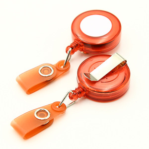 Bobine métallique rétractable en plastique personnalisé, porte-Badge porte-carte d'identité <span class=keywords><strong>pour</strong></span> la Promotion 1 pièce - Product Image 2