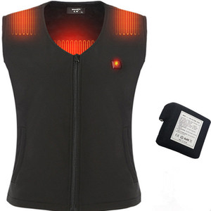 <span class=keywords><strong>Gilet</strong></span> chauffant électrique pour femmes et hommes, 7,4 V, 4400 mAh, avec batterie et chargeur inclus - Product Image 2
