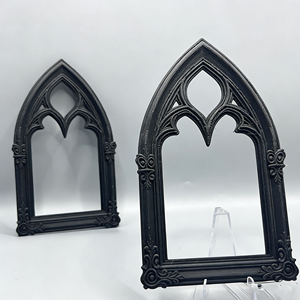 Marco de ventana gótico para casa de muñecas, decoración europea con tallado intrincado en <span class=keywords><strong>miniatura</strong></span> - Product Image 3
