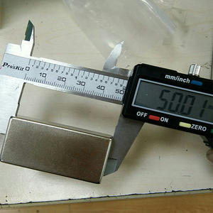 50X25x10 Mm Bloque alternador Imanes de neodimio N52 Imán - Product Image 3