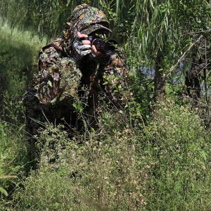 Combinaison Ghillie Feuille d'Érable 3D, Vêtements de <span class=keywords><strong>Chasse</strong></span> Camouflage pour la <span class=keywords><strong>Chasse</strong></span> - Product Image 3