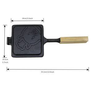 Cookwin Manual para hornear gofres de hierro fundido japonés para el hogar cocina Taiyaki Cake Maker - Product Image 3