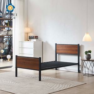 Estructura de Cama con Listones Metálicos, Muebles Modernos para Dormitorio, Somier de Metal, Estructura de Cama King Size con Cabecera y Piecera - Product Image 2