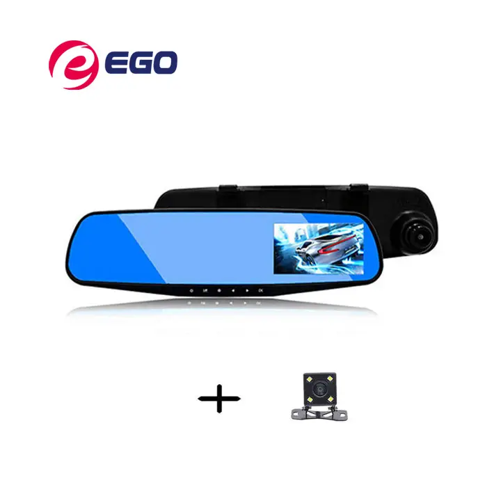 Bestseller 4,3-Zoll-Spiegel 1080P Recorder Dual Lens DVR-Auto kamera Rückansicht Dash Cam