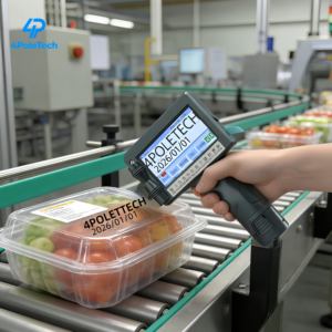 <span class=keywords><strong>Pistolet</strong></span> <span class=keywords><strong>de</strong></span> <span class=keywords><strong>marquage</strong></span> industriel portable 4POLETECH pour étiquettes d'identification des actifs et étiquettes d'inventaire dans les entrepôts et ateliers 12,7 mm et 25,4 mm - Product Image 1