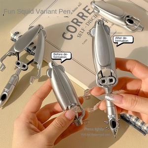 Novedad, bolígrafo transformador, bolígrafo robótico genial, bolígrafos de Gel de decopresión de rebote para la escuela, oficina, fiesta, día de nacimiento, papelería. - Product Image 1