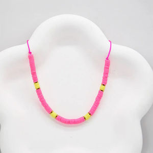 בוהו שיק קשת פולימר צמיד עבור נשים, גברים, עם שרשרת תואמת, עיצוב קשר לחליפים, מתנה תכשיטים משב הקיץ. - Product Image 3