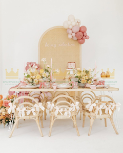 Chaise enfant en rotin tressé à la main, design moderne et léger, sécurisée pour l'extérieur, salon, fête d'anniversaire, décoration d'événements, pour enfants - Product Image 1