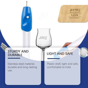 Jue-Fish Incisore Elettrico Portatile Senza Fili per Lavorazione del Legno, Effetti di Marcatura, Penna per Intaglio Artistico - Product Image 3