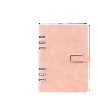 Vente en gros Classeur à six anneaux en cuir végétalien personnalisé Classeur A5 taille lettre Agenda
