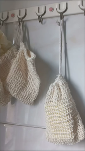 Unbleached Natural Soap Saver Bag Cotton Canvas Drawstring Pouch Bag Eco-Friendly Recyclable Gift Jewelry Packaging Storage - Product Image 4