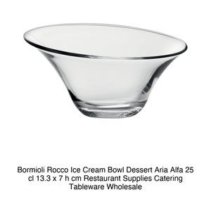Tazón para Helado Bormioli Rocco, Modelo Aria Alfa, 25 cl, 13.3 x 7 cm, Artículos para Restaurantes, Vajilla para Catering, Venta al por Mayor - Product Image 2