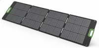Kit de panneaux solaires USB-C pour le camping en plein air, sac de transport, chargeur 200W, pliable, ETFE, efficacité 22,5%, noir, 36 cellules, 19,8V