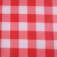 Tissu d'impression imperméable en polyester avec impression en grille écologique