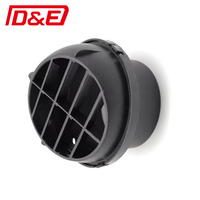 Grille d'aération en acier inoxydable argenté 75 mm, modèle CNDE 5444, pour chauffages diesel, nouvelle fixation pour camion, haute qualité, garantie 1 an, 60 mm/75 mm