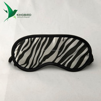 Masque pour les yeux jetable rouge écologique, doux et confortable, 100% polyester, pour les voyages en avion, accessoires de sommeil, cadeau promotionnel