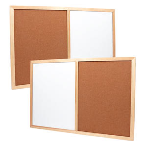 Tableau d'affichage effaçable à sec grand format à prix compétitif avec cadre en bois de 14 mm pour la maison, l'école, l'enseignement, le bureau et les réunions - Product Image 1