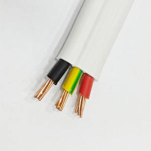 Plat jumeau et terre TPS 2*2.5 3*2.5mm plat TPS câble <span class=keywords><strong>prix</strong></span> usine - Product Image 1