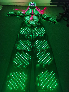 Disfraz <span class=keywords><strong>de</strong></span> Robot LED Unisex para Adultos, Club Nocturno, Carnaval, Rave, Escenario, Fiesta, Ropa <span class=keywords><strong>de</strong></span> Actuación Brillante, Vestido <span class=keywords><strong>de</strong></span> Lujo para <span class=keywords><strong>Baile</strong></span> - Product Image 3