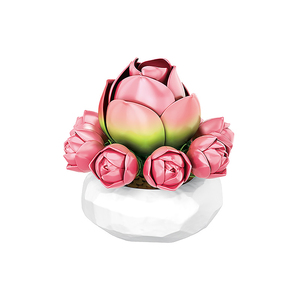 Flower Building <b>Blocks</b> Sets Potted Plant with Box Gift MOC Brick Sets Diy Sets for Educational Children Kids Toys 655056-655065 - Product Image 5