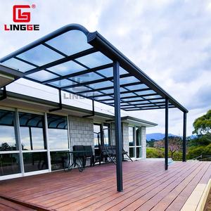 Toit en Polycarbonate <span class=keywords><strong>d</strong></span>'aluminium résistant aux UV, auvent <span class=keywords><strong>de</strong></span> Garage, <span class=keywords><strong>abri</strong></span> solaire <span class=keywords><strong>de</strong></span> stationnement <span class=keywords><strong>de</strong></span> voiture - Product Image 1