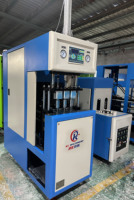 Máquina Sopladora de Botellas PET Semiautomática RC-880 con Control PLC, Válvula Parker de Alta Presión, Precio Competitivo, Fabricación de Fábrica