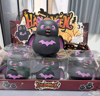 Jouet Squishy Fantôme Géant d'Halloween 25CM, Mignon, Grande Taille, en Mousse PU à Remontée Lente, Anti-Stress, Cadeau pour Enfants, Idéal pour Fêtes
