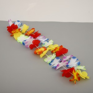 Hawaiian Flower Garland Colorful Necklaces <strong>Summer</strong> Beach Vacation Party Supplies <strong>Decoration</strong> - Product Image 5