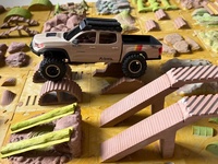 Tacoma Off-Road RC Crawler Track 1/18 1/24 1/30 1/43 Skala Modular Obstacle Course Map Climbing Frame Scene Kit untuk Mobil RC