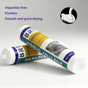 High Quality Premium Grade White Water-Based <b>Silicone</b> Sealant for Construction Woodworking Interior Cracks Gaps Filling Trim - Product Image 3