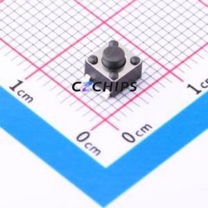 TS4538TP 250gf 009 Tactile Switch SMD Switch Single Pole Single Throw Round Button 2.5N Vertical Mount - Product Image 1