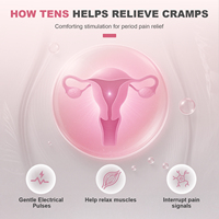 Appareil de massage corporel sans fil rechargeable USB-C personnalisable avec 26 modes de massage musculaire pour soulager les douleurs menstruelles TENS EMS 2 en 1