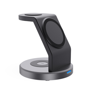 Soporte de Carga Magnética Inalámbrica con Carga Rápida de 15 W, Cargador de Viaje para iPhone, <span class=keywords><strong>Apple</strong></span> Watch y <span class=keywords><strong>AirPods</strong></span>. - Product Image 3