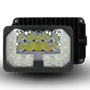 ไฟ LED สีขาวเหลือง 12V 90W 5000LM แบบยูนิเวอร์แซลสำหรับมอเตอร์ไซค์ ไฟสปอร์ตไลท์ ไฟเดย์ไลท์ 7 นิ้ว 32SMD สำหรับรถ Wrangler - Product Image 1