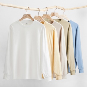 Custom Logo Heavy Weight <b>Long</b> Sleeve T Shirts 100% Polyester Men Regular Fit Blank Knitted 3D Pattern Sublimation Printed - Product Image 1